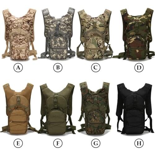 15L Outdoor Sports Cycling Climbing Camping Bag Molle Tactical Backpack 800D Oxford Military Hiking Bicycle Backpacks Army