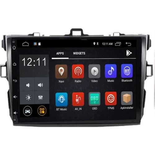 2 din TDA7851 Android 10 8 core car dvd player gps for Toyota Corolla 2007 2008 2009 2010 2011 10.2' car stereo radio usb