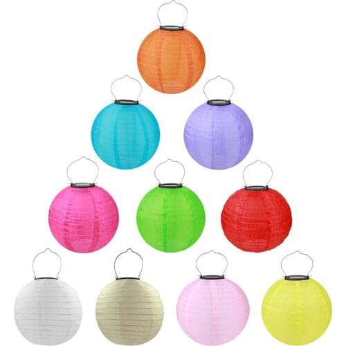 25cm Solar Light LED Lantern Wedding Decor Solar String Lights Outdoor IP55 Waterproof Fairy Lights Solar Lamp Garden Decoration