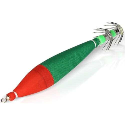 5Color 25PCS/lot Squid Hook Soft Bait Fishing Lure Artificial Squid Hook Jigs Octopus Cuttlefish Shrimp