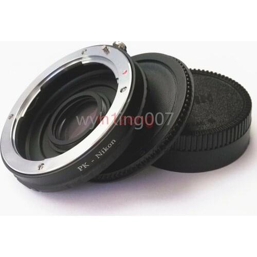 Adapter Infinity Focus with glass for Pentax K PK Lens to nikon d3 d5 D90 d500 d600 d750 d800 D5000 D3000 D3100 d7200 camera
