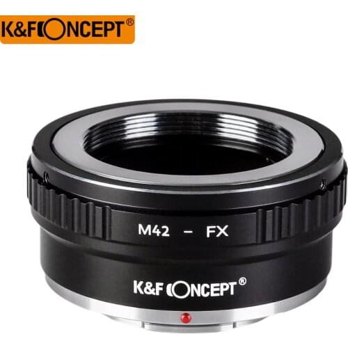 K&F CONCEPT M42-FX II DSLR Camera Lens Mount Adapter for M42 Screw Mount Lens to for Fujifilm FX Lens X-series Microless camera