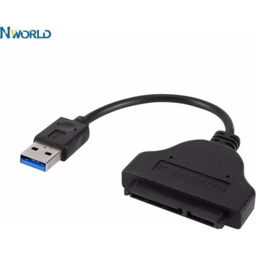 Nworld USB 3.0 To 2.5" SATA Laptop NoteBook Internal To External Adapter Converter Cable Cord Sata Cable Hard Disk Drive HDD SSD