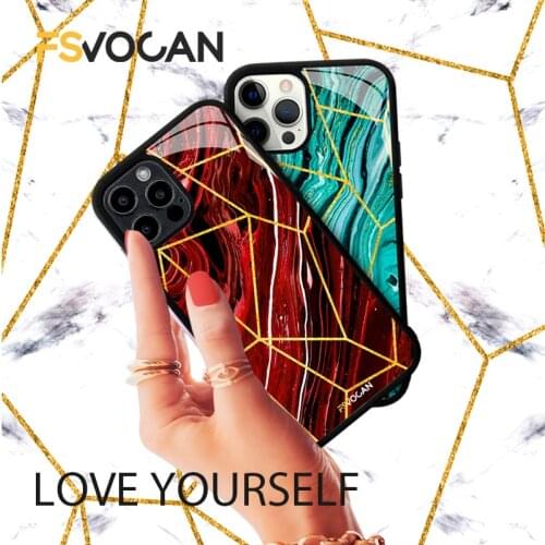 Marble Phone Case For iPhone Golden Stone Phone Cover For iPhone 11 12ProMax 7 8Plus X XR XS Soft TPU Silicone Rubber Coque Capa