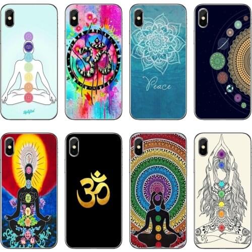 Mandala Chakra Yoga Accessories Phone Case For Samsung Galaxy A71 A70 A60 A51 A50 A41 A40 A31 A30 A20E A21S A12 A10 A7 A5 A3