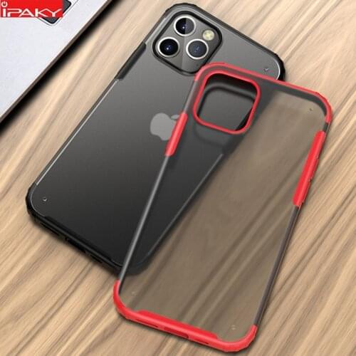 IPAKY for iPhone 11 Case Silicone PC Hybrid for iPhone X XR XS SE 2020 7 8 Plus Case Shockproof Armor for iPhone 11 Pro Max Case