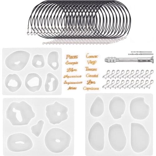Silicone Resin Molds for Jewelry Pendant, Epoxy Resin Ball Spheroid Mold, Pendant Casting Silicon Mold for Resin Crafts