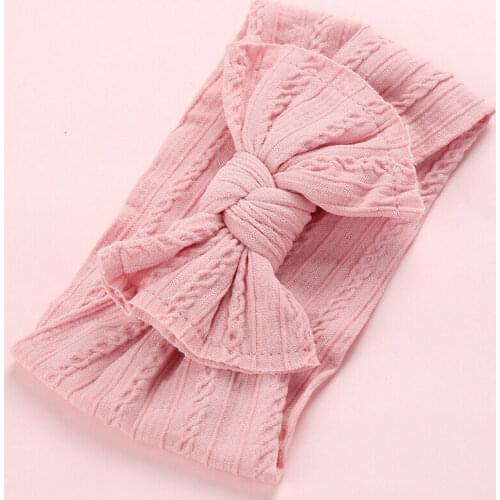 Baby Toddler Kids Girl Cotton Blend Bow Headband Hair Band Headwear Head Wrap