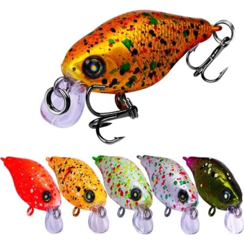 1pcs Crankbait Fishing Lures Wobbler 4.6cm 4.5g Floating Isca Artificial plastic Hard Bait Bass Pike Fishing Tackle Pesca
