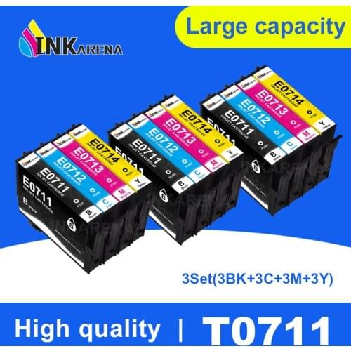 3 Pack T0715 Multipack Ink Cartridge For Epson T0711 T0712 T0713 T0714 Stylus SX215 SX218 SX400 SX405 SX410 SX415 SX510W Printer