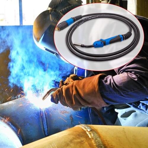 New 4 Meters 4M Inter Gas MB15 MIG MAG welding Torch EU Connector 180A Torcia