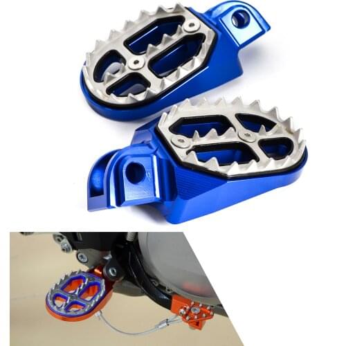 Footpeg Foot Rest Peg Pedal For Husqvarna TE FE TC FC TX FX FS 65 85 125 150 250 350 390 450 501 701 Enduro Super Moto Supermoto