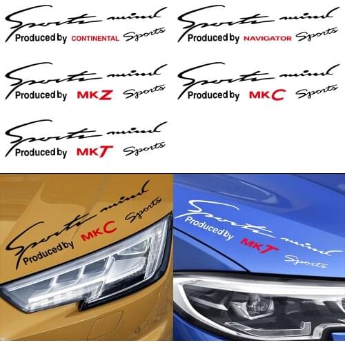 Creative Car Lamp Headlight Eyebrow Stickers Decal For Lincoln Continental Navigator MKZ Car Body Decals Decoration Accessories