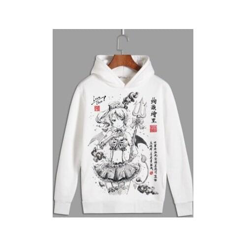 Anime Love Live Cosplay Hooded Student Long Sleeve Sweatshirt Casual Fashion Hoodies