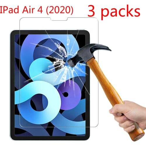 Anti-Scratch Tempered Glass For iPad Air 2020, iPad Air 4, iPad Air 4th generation 10.9" Screen Protector Tablet Protective Film