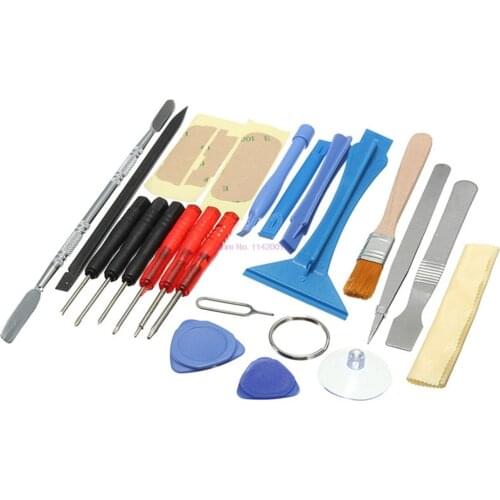 100Sets/Lot 22pcs/set 22 in 1 Cell Mobile Phone Opening Pry Repair Tool Kit Screwdrivers Set
