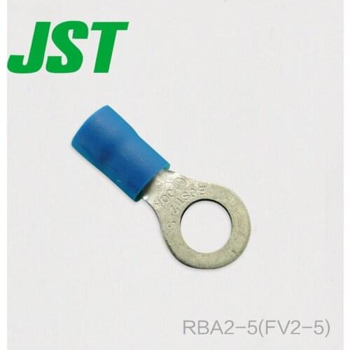 100pcs new JST connector raw spot cold pressed single ring terminal RBA2-5 (FV2-5)
