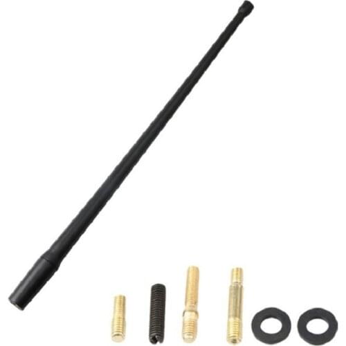 13 inch Universal Car Roof Mast Whip Stereo Radio FM/AM Signal Aerial Amplified Antenna for Jeep Wrangler JK