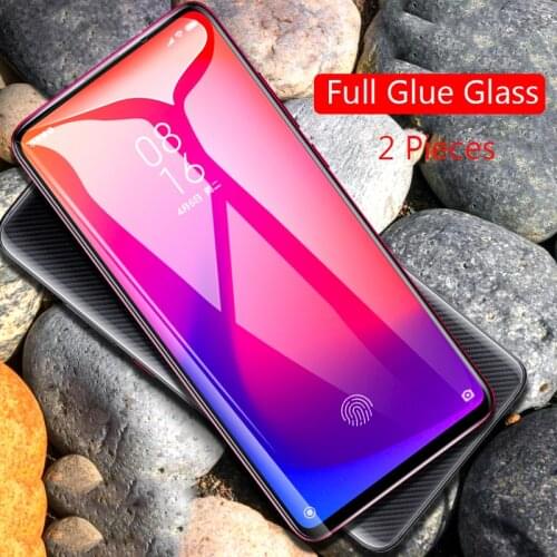 Lainergie 2 Pieces For Xiaomi Mi 9T Tempered Glass Full Glue 9H Shock-Proof Screen Protector For Xiaomi Redmi K20 Pro Mi9T Glass