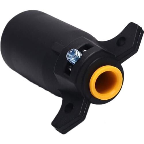 7 Way Round Plug Heavy Duty End Blade For Europe Aluminum Connector RV Style Light Trailer