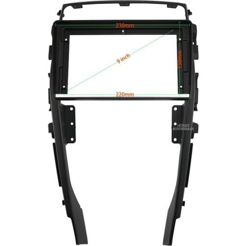 9 INCH Car Audio Frame GPS Navigation Fascia Panel Car dvd Plastic Frame Fascia is suitable for SUZUKI LIANA A6 2014-2015