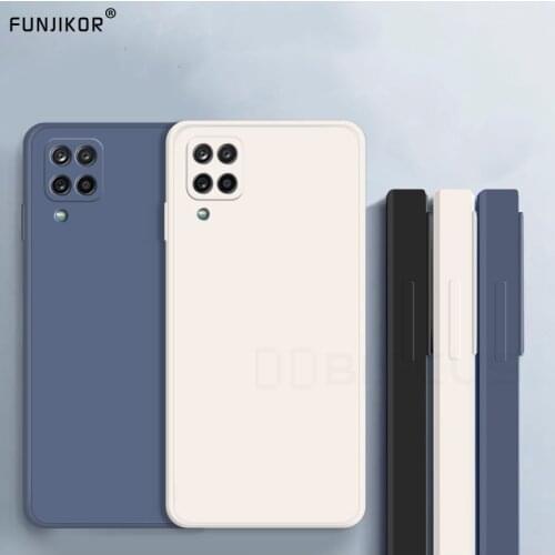 Liquid Silicone Case For Samsung Galaxy A01 A11 A21S A31 A51 A71 A02 A12 A32 A52 A72 A42 5G A22 S20 Plus S21 Ultra Square Cover
