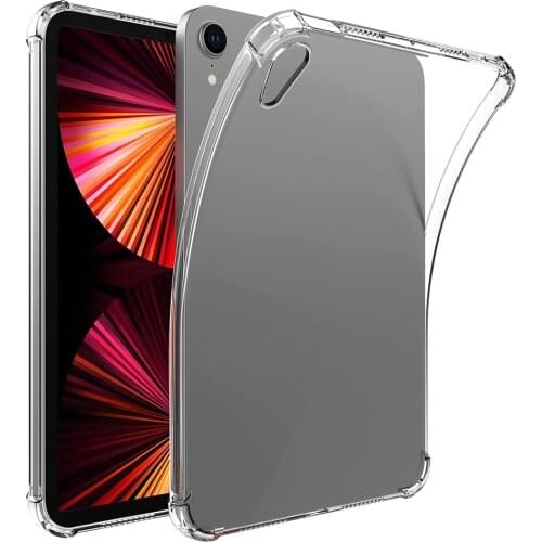 For Apple iPad Pro 11 / ipad Pro 12.9 2018 Transparent Case Slim Crystal Clear TPU Silicon Protective Back Cover