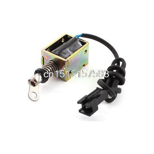 AC 110V 27.5A 3mm Stroke 500g Force Linear Motion Pull Solenoid Electromagnet