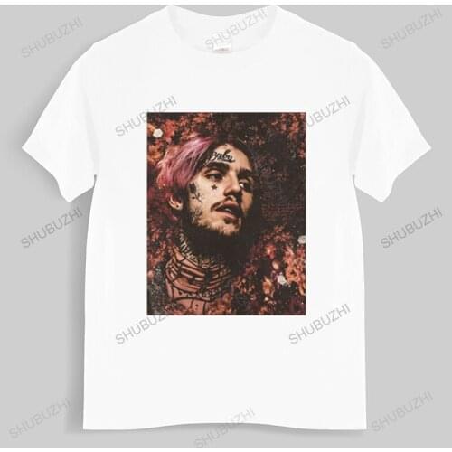 Hip hop Lil Peep Streetwear Singer Character Print T Shirt Men Harajuku Fashion Funny Tops Swag Rapper Support T-Shirt S5MC114