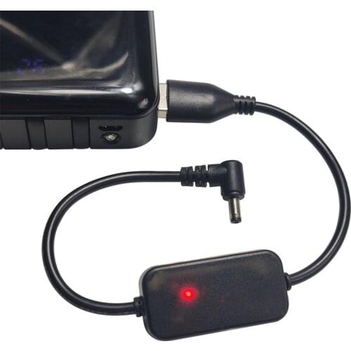 JKM USB Boost Converter DC 5V To 12V Step-Up Cable 3.5x1.35mm 2.1x5.5mm Connecter For Power Supply/Charger Converter