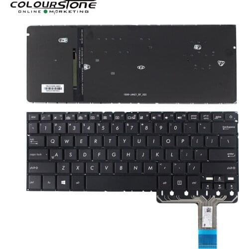 New for ASUS UX330 UX330UA Black with backlit no frame russia ukrain laptop keyboard