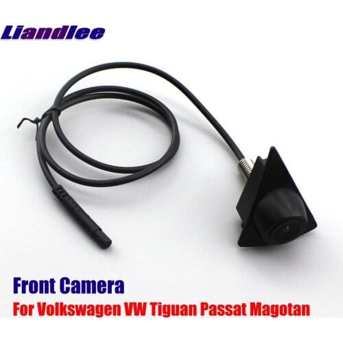 Liandlee AUTO CAM Car Front View Camera Logo For Volkswagen VW Tiguan Passat Magotan front view camera Waterproof Wide Degree