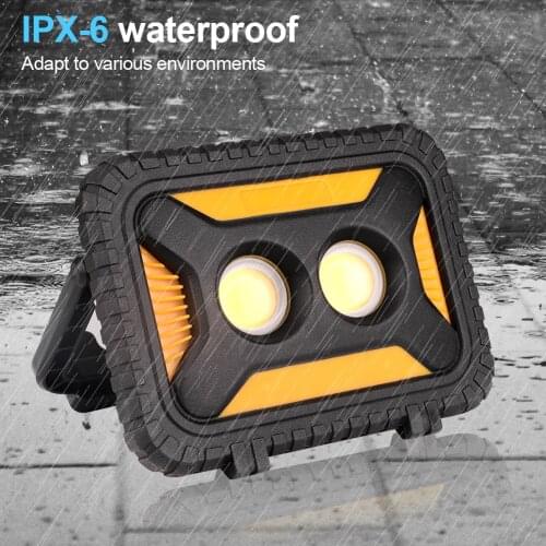 Zoomable Working Lamp LED 4 Modes Camping Light Outdoor COB Torch Flashlight Portable Emergency Light Lanterna Car Repair Light