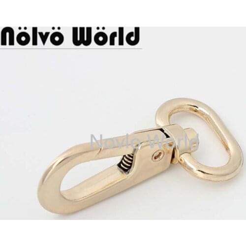 Nolvo World 20 pcs 20-25-31-38mm 6 colors Metal Detachable Snap Hook Trigger Clips Buckles for Leather Straps