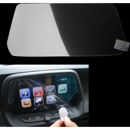 BBQ@FUKA New Car Central Adjustment Panel Navigation Film Anti Scratch Protection Fit for Chevrolet Camaro 2017-2018
