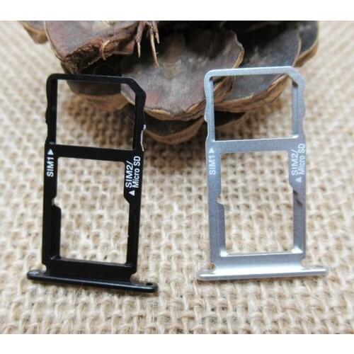 New Sim Card Tray Holder New Sim Card reader slot+SD Card Tray Repair Parts For BB BlackBerry Keytwo key2