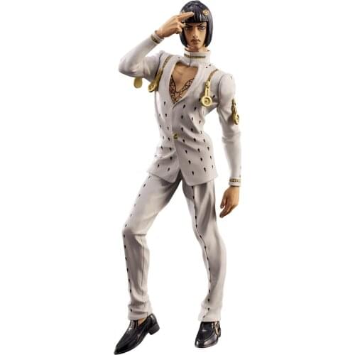 Tronzo Original Banpresto JOJO Golden Wind Giorno Giovanna Bucciarati Narancia Fugo Trish PVC Action Figure Model Doll Toys