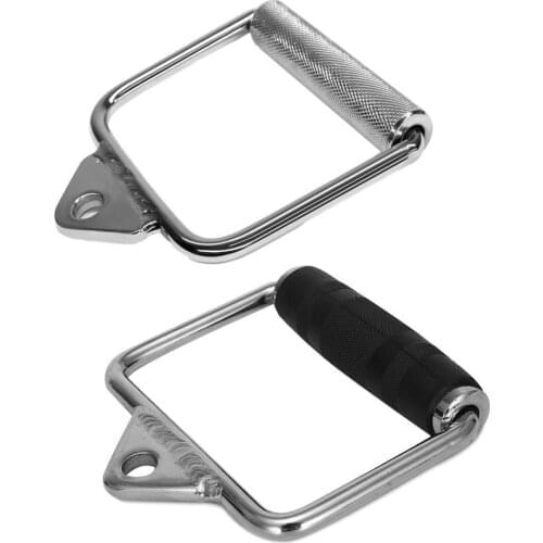 D-handle Fitness Equipment Cable Machine Attachments Weight W8R6 Tricep Attachment Accessory D-handle Lifting Rope Workout E1F5