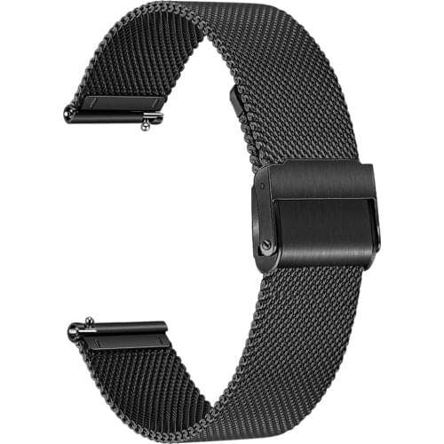 22MM Stainless Steel Straps For Xiaomi Huami Amazfit PACE Stratos 3/2/2S Smart Watch Band Wristbands For Amazfit GTR 2E/GTR 47MM