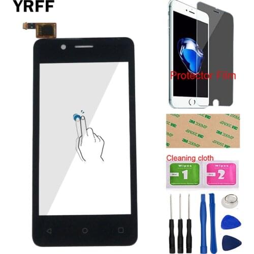 4.0" Phone Touch Screen For Fly FS408 Stratus 8 Digitizer Panel Touch Screen Front Glass Lens Sensor Tools Adhesive Wipes