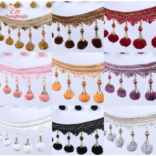CHENGBRIGHT 10 Yard 10cm Long European Style New Curtains Tassel Lace Decorative Accessories Decorative Sewing Handmade Textiles