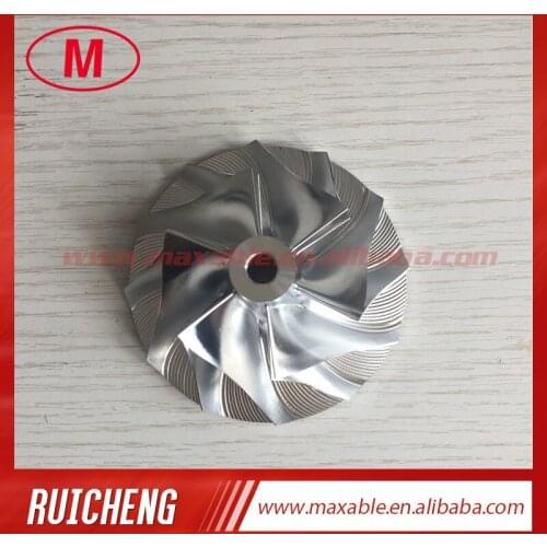 T04B 45.75/69.96mm 6+6 blades 409179-0029 6137-82-8200 Turbo Aluminum 2618 /Billet/milling compressor wheel for 409220-0002