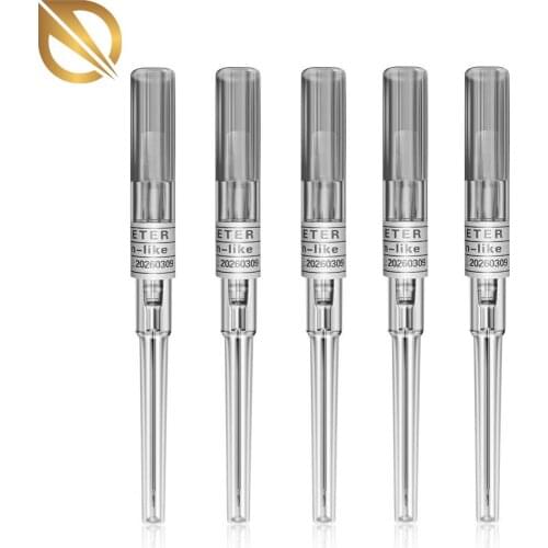 Tattoo Piercing Needle 50PCS Disposable 16G Sterilized Body Catheter Needles Wholesales Tattoo Needles for Start Kits