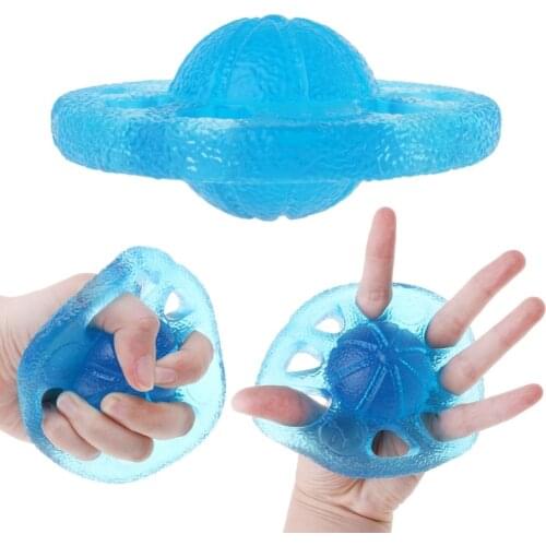 8 Hole Hand Strengthener TPE Soft Elastic Finger Grip Exerciser Physical Therapy N10 dropship