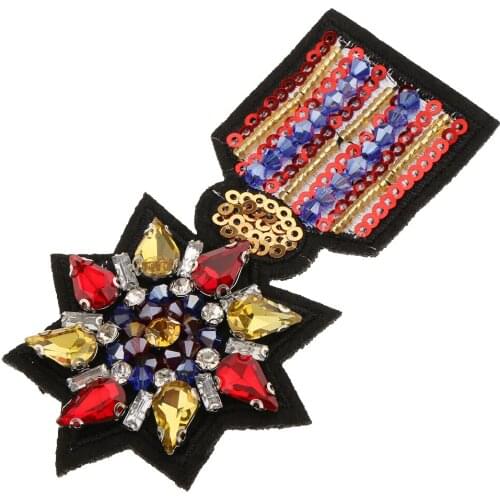 Embroidered Medal Sew on / Iron on Patch Badge Bag Hat Jeans Jacket Applique