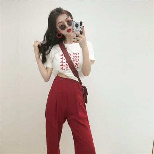 YM-capacity for love Women's Wide Trousers