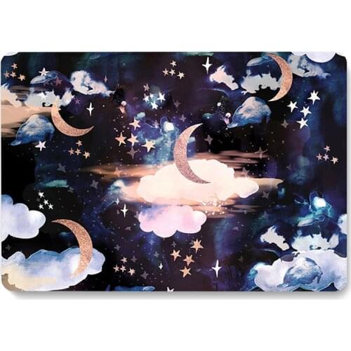 Laptop Protective Shell for Apple Macbook Air 13.3Pro 15-inch Fantasy Starry Sky Case for A1707 A1990 A1369 A1466 A1534 A1398