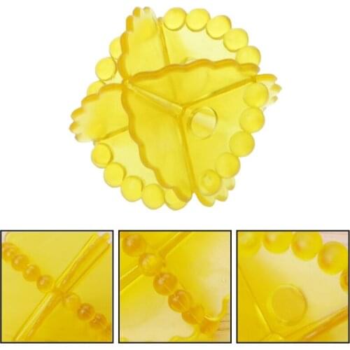 1Pc Magic Soft Laundry Ball Washing Machine Dryer Clothes Cleaner Color Random Y9UA