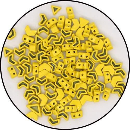 JUWANG 10 pcs\lot Enamel Tile Loose Beads For Bracelets Making Arrow Style Rainbow Strand Beads DIY Handmade Jewelry Accessories