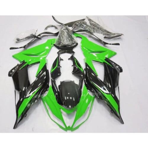 2021 WHSC ABS Plastic Fairing Kit For KAWASAKI 6R 2013 green black